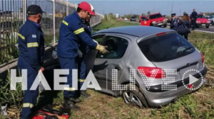  Νεκρή 50χρονη σε τροχαίο στην Πατρών-Πύργου