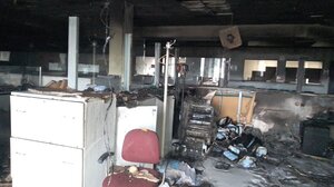 Ανάληψη ευθύνης για τον εμπρησμό στην Εφορία