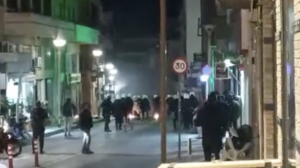 Ένταση στην πορεία μνήμης για τον Αλέξη Γρηγορόπουλο στο Ηράκλειο