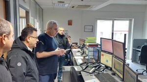 Κλιμάκιο του ΚΚΕ στον 1ο Πυροσβεστικό Σταθμό Ηρακλείου