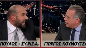 Χαμός στον τηλεοπτικό "αέρα" με Δημήτρη Τζανακόπουλο και Γιώργο Κουμουτσάκο!