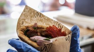 Ένα "20άρικο" για το greek souvlaki, στο Νταβός