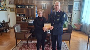 Στην Αντιπεριφερειάρχη Ρεθύμνης ο νέος Διευθυντής της Αστυνομικής Διεύθυνσης του νομού