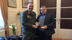 Στον Αντιπεριφεριάρχη Χανίων ο νέος Διοικητής του Πεδίου Βολής Κρήτης