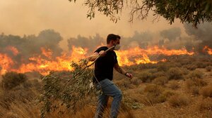 Φωτιά Δερβενοχώρια: Εντολή εκκένωσης του χωριού Λεύκα - Μάχη με τις φλόγες στα πύρινα μέτωπα