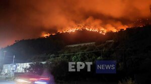 Φωτιά Αιγιάλεια: Στη μάχη τα εναέρια μέσα