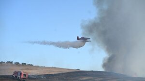 Καλύτερη η εικόνα στις εστίες φωτιάς στη Μαγνησία