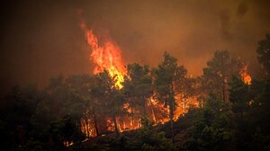 Φωτιά στη Ρόδο: Οκτώ διακομιδές από το ΕΚΑΒ