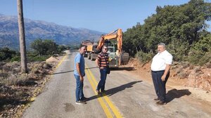 Αυτοψία του Αντοπεριφερειάρχη Χανίων στα έργα των Κεραμειών