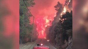 Οι μάχες των πυροσβεστών από την Κρήτη σε Πάρνηθα, Βοιωτία και Άνδρο- Βίντεο