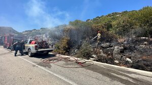 Φλόγες ξανά κοντά στην Κέρη- Ισχυρές δυνάμεις απέτρεψαν τα χειρότερα- Βίντεο