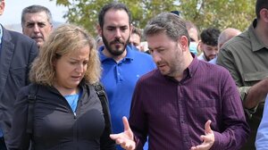 Στις πληγείσες περιοχές της Θεσσαλίας ο Ν. Ανδρουλάκης με την ευρωομάδα των Σοσιαλιστών