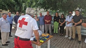 Αυτόματος εξωτερικός απινιδωτής στο Μοχό