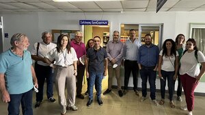 Περιοδεία της «Λαϊκής Συσπείρωσης» στο ΠΑΓΝΗ