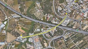 Εργασίες ασφαλτόστρωσης από τον κόμβο Γαζίου έως τη διασταύρωση Κρουσώνα