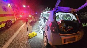 Σοκάρουν οι φωτογραφίες από το τροχαίο στον ΒΟΑΚ