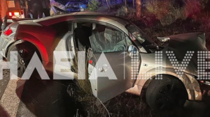 Σοβαρό τροχαίο στην Εθνική Οδός Πύργου - Κυπαρισσίας