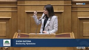 Ελένη Βατσινά: Προϋπολογισμός - "μαύρη" σελίδα της ιστορίας 