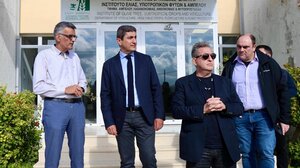 Επίσκεψη Αυγενάκη στις εγκαταστάσεις του ΕΘΙΑΓΕ στο Ηράκλειο