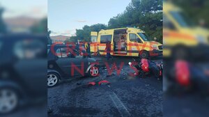 Τροχαίο με το "καλημέρα" - Στο νοσοκομείο δικυκλιστής