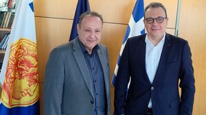 Με τον νεοεκλεγέντα Δήμαρχο Θεσσαλονίκης ο Σωκράτης Φάμελλος