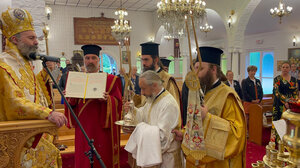 Χειροτονία Διακόνου και χειροθεσίες Αναγνωστών από τον Αρχιεπίσκοπο Αυστραλίας στο Newcastle 