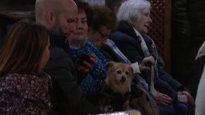 Με τα κατοικίδιά τους πήγαν στην εκκλησία οι πιστοί στην Ισπανία 