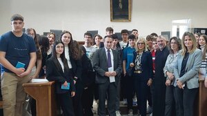 Μαθητές του ΓΕΛ Σητείας σε εικονική δίκη στο Πρωτοδικείο Λασιθίου