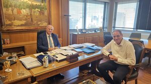 Συνάντηση Δημάρχου Ανωγείων με Υπουργό Αγροτικής Ανάπτυξης