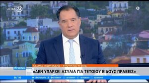 Α. Γεωργιάδης: «Δεν υπάρχει ασυλία για τέτοιες πράξεις - Ήταν ψευδές... λυπάμαι για τον Αυγενάκη»