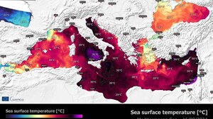 Πολύ υψηλές για την εποχή θερμοκρασίες στη Μεσόγειο θάλασσα στα μέσα Αυγούστου