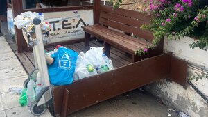 Το καρότσι αποσκευών έγινε ... κάδος!