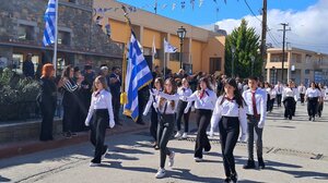 Λαμπρός ο εορτασμός της 28ης Οκτωβρίου και στο Οροπέδιο Λασιθίου 