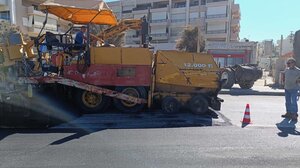Εργασίες ανακατασκευής οδοστρώματος στην παραλιακή του Ηρακλείου