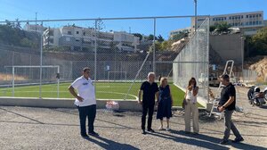 Συνεχίζονται τα έργα στο Αθλητικό Κέντρο Αγίας Αικατερίνης 