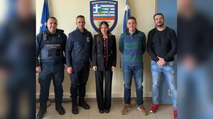 Συνάντηση της Ελένης Βατσινά με την νέα διοίκηση της Ένωσης Αστυνομικών Υπαλλήλων