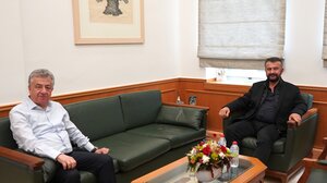 Συνάντηση Αρναουτάκη με τον Δήμαρχο Γόρτυνας