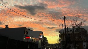 "Μαγεία" ο πρωινός ουρανός!