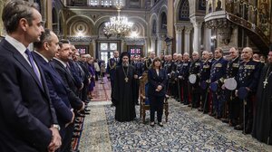 Στη δοξολογία για το νέο έτος η πολιτειακή και πολιτική ηγεσία της χώρας