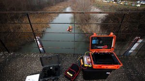 Με τη χρήση ρομποτικού συστήματος συνεχίζονται οι έρευνες στον Πηνειό για τον 39χρονο Βασίλη