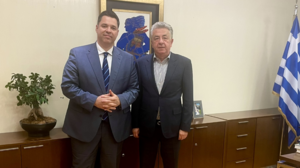 Συνάντηση περιφερειάρχη Κρήτης με τον Θανάση Κοντογεώργη