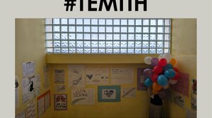 Μαθητές από το Λύκειο της Αγίας Βαρβάρας εκφράζουν τη στήριξή τους για τα Τέμπη μέσω της τέχνης