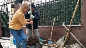 Ένα νέο δέντρο φυτεύθηκε στη θέση που είχε το πλατάνι που έπεσε στην κακοκαιρία Bora