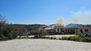 Φωτιά στα Σπάτα: Επί ποδός η πυροσβεστική