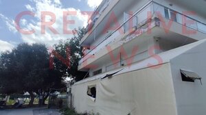 Κατέρρευσε τμήμα μπαλκονιού σε οίκο ευγηρίας στο Ηράκλειο