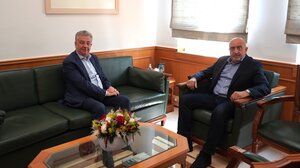 Συνάντηση Περιφερειάρχη Κρήτης με τον Δήμαρχο Σφακίων