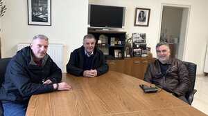 Με τον δήμαρχο Αγίου Βασιλείου συναντήθηκαν μέλη του Συνδέσμου Τουριστικών πρακτόρων Ρεθύμνου