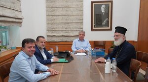 Η Περιφέρεια Κρήτης στηρίζει την αποκατάσταση του Ιερού Ναού Μεταμόρφωσης του Σωτήρος στο Αρκαλοχώρι