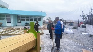 Ξεκίνησαν οι εργασίες για την κατασκευή παιδικής χαράς στο 2ο Νηπιαγωγείο Αρκαλοχωρίου 