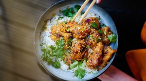 Κοτόπουλο με σάλτσα μελιού